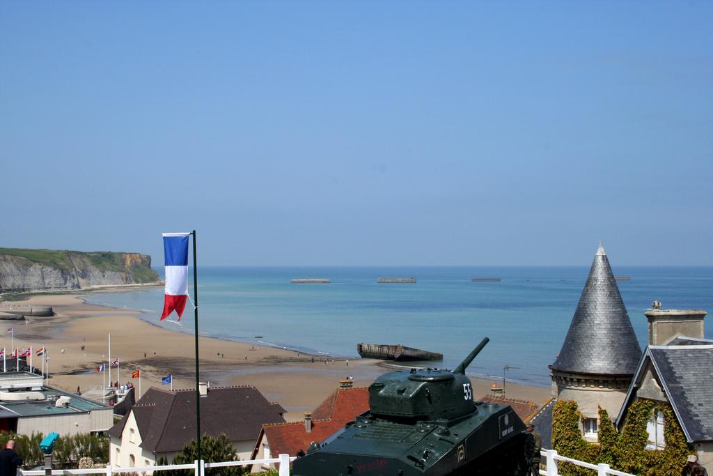 Hotel Restaurant Le Mulberry Arromanches Eksteriør billede